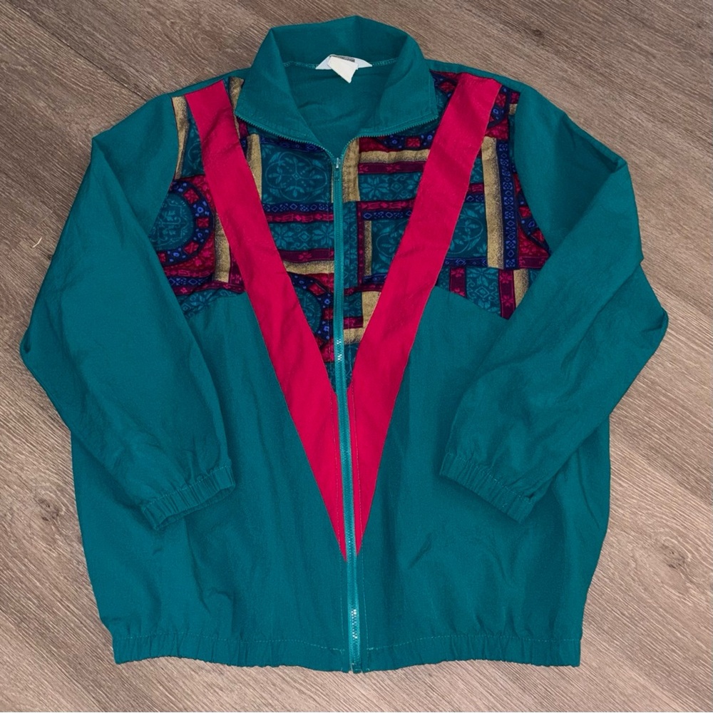 Vintage Blaire Boutique zip-up windbreaker